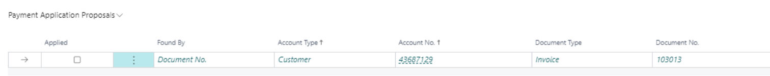 Payment application proposals subpage