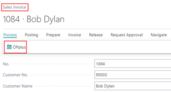 Recipient Bank Account sales document