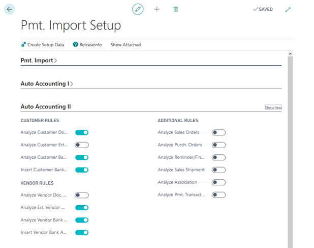 Auto Accounting II Tab