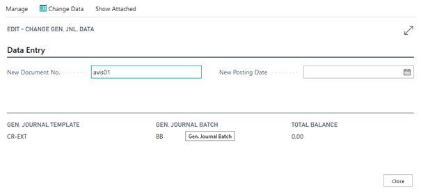 Subsequent processing Page