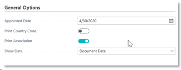 General Options Tab