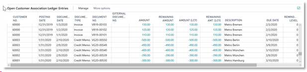 Association Entries Subpage