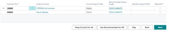 Bulk actions