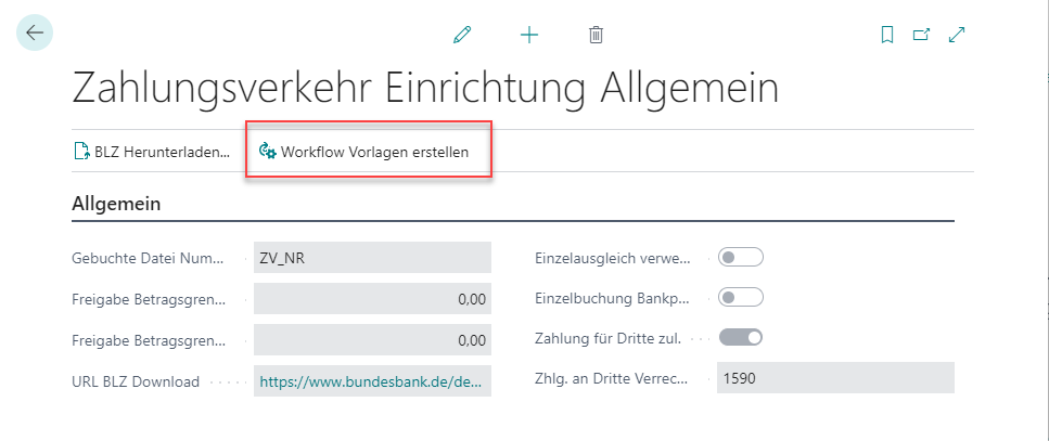 Crating a workflow template